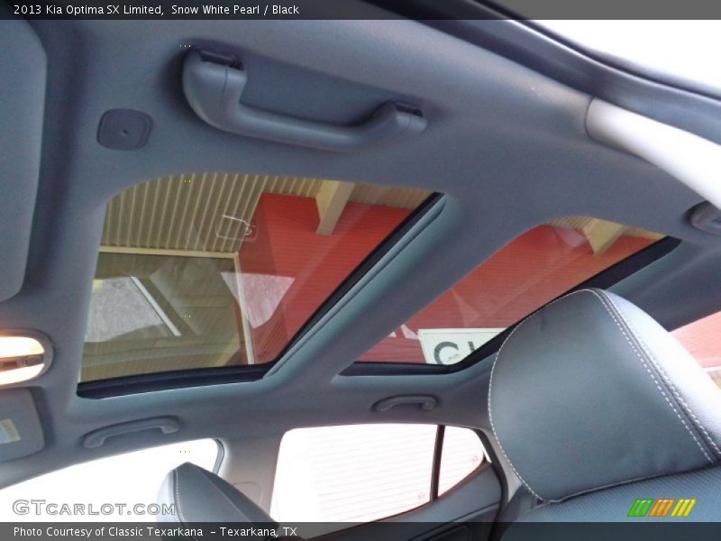 Snow White Pearl / Black 2013 Kia Optima SX Limited