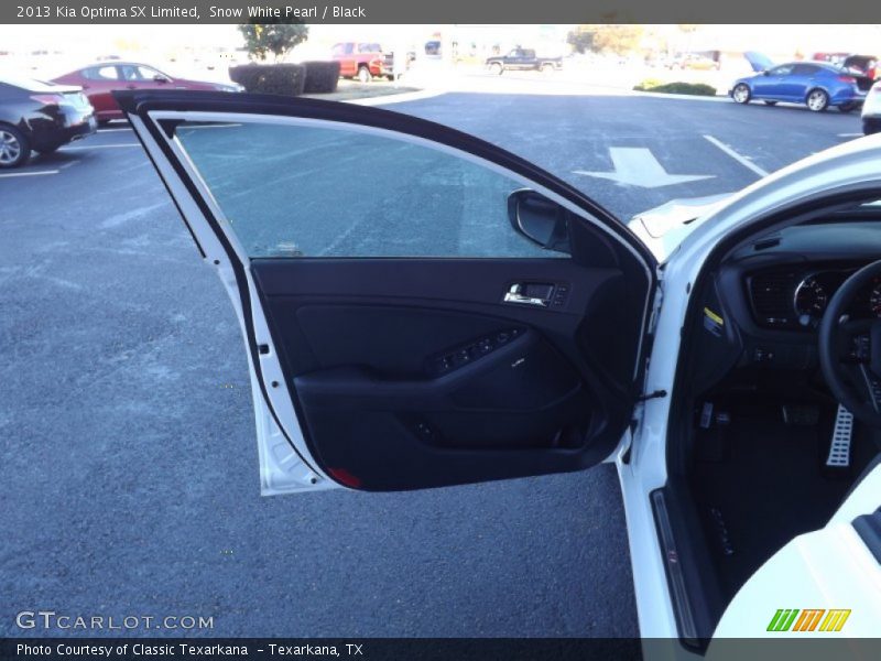 Snow White Pearl / Black 2013 Kia Optima SX Limited