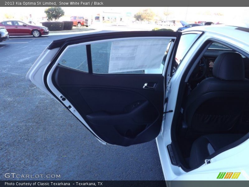 Snow White Pearl / Black 2013 Kia Optima SX Limited