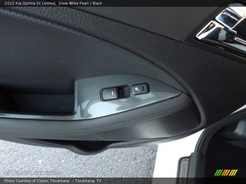 Snow White Pearl / Black 2013 Kia Optima SX Limited