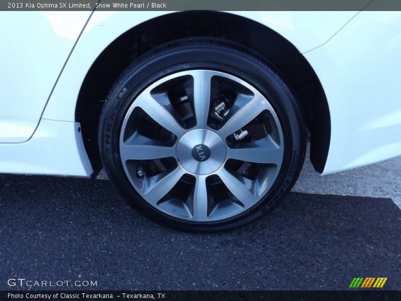 Snow White Pearl / Black 2013 Kia Optima SX Limited