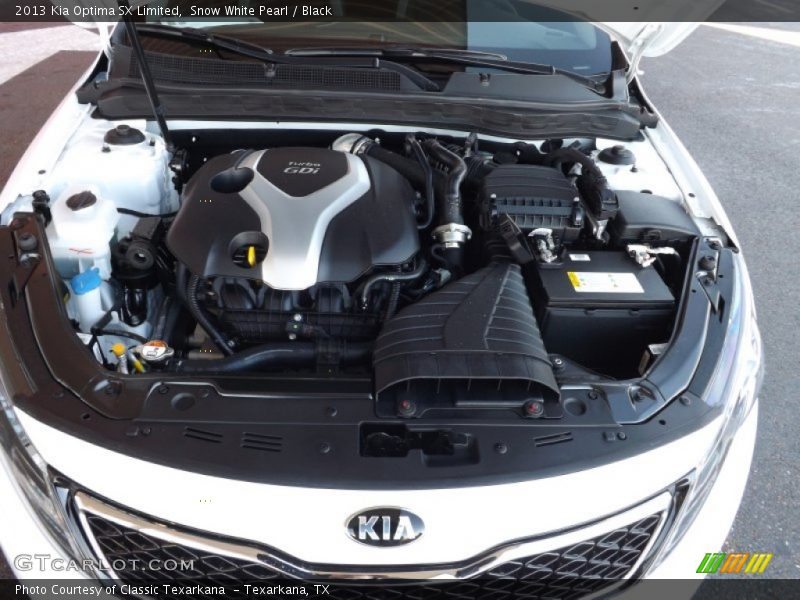 Snow White Pearl / Black 2013 Kia Optima SX Limited