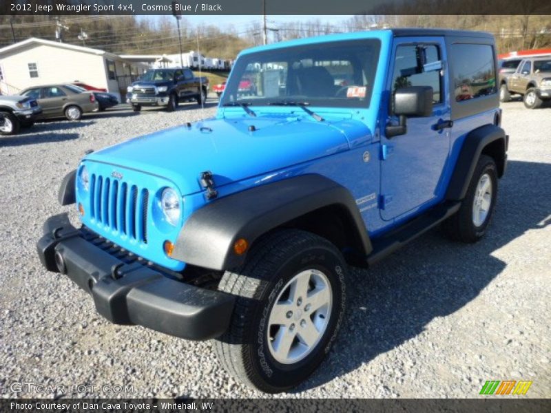 Cosmos Blue / Black 2012 Jeep Wrangler Sport 4x4