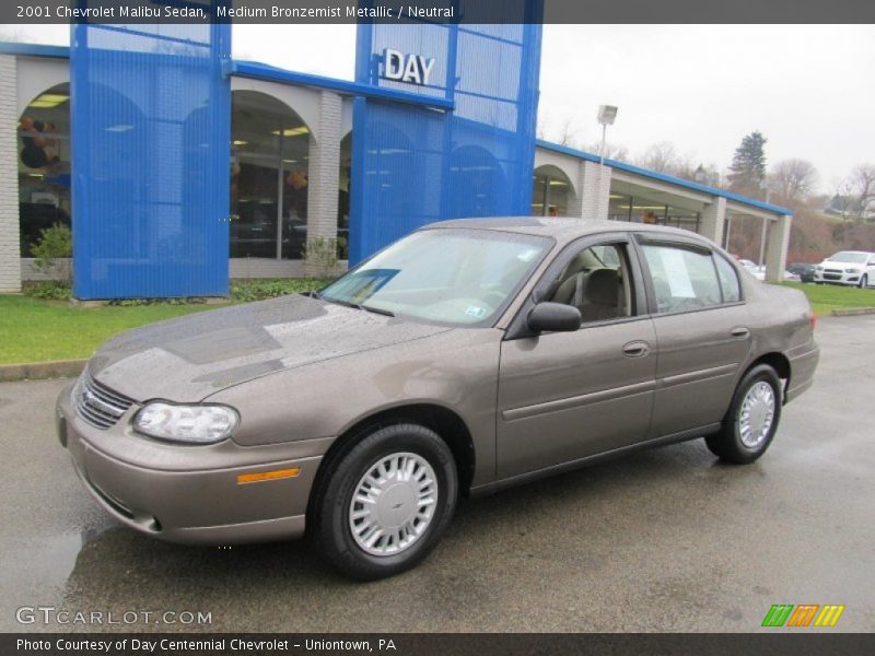 Medium Bronzemist Metallic / Neutral 2001 Chevrolet Malibu Sedan