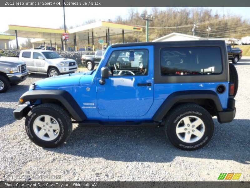 Cosmos Blue / Black 2012 Jeep Wrangler Sport 4x4