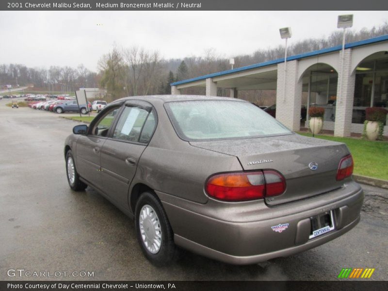 Medium Bronzemist Metallic / Neutral 2001 Chevrolet Malibu Sedan