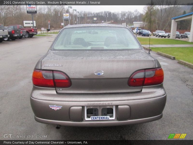 Medium Bronzemist Metallic / Neutral 2001 Chevrolet Malibu Sedan