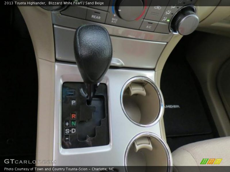 Blizzard White Pearl / Sand Beige 2013 Toyota Highlander