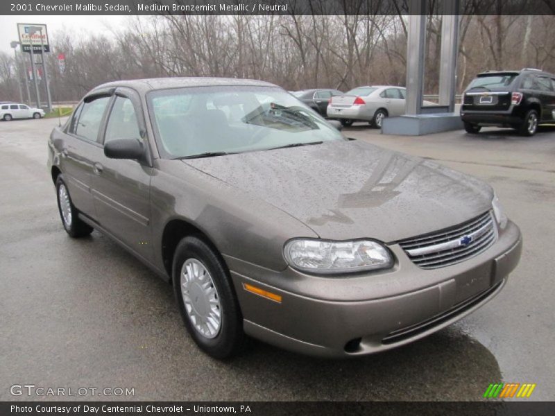 Medium Bronzemist Metallic / Neutral 2001 Chevrolet Malibu Sedan
