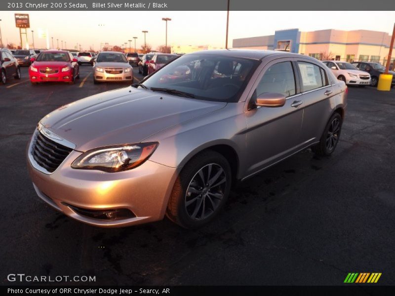 Billet Silver Metallic / Black 2013 Chrysler 200 S Sedan