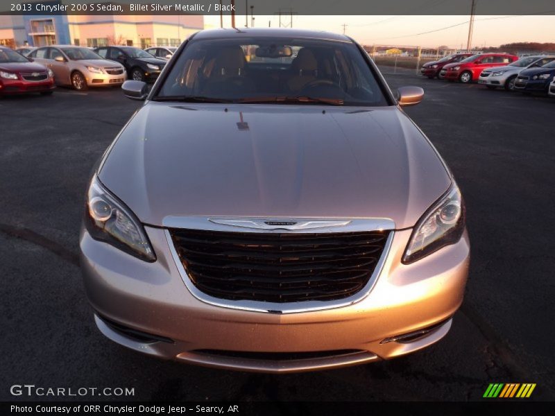 Billet Silver Metallic / Black 2013 Chrysler 200 S Sedan