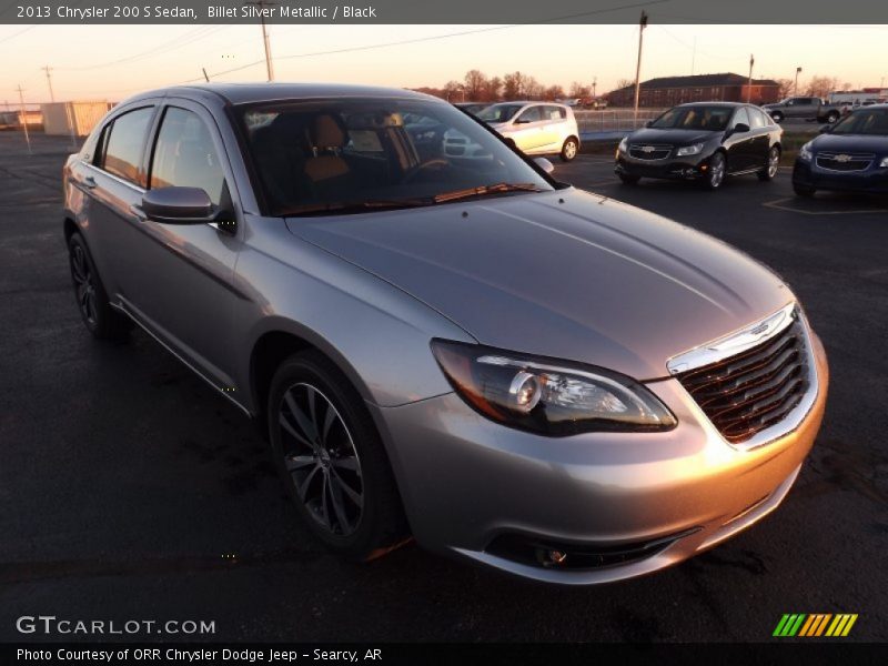 Billet Silver Metallic / Black 2013 Chrysler 200 S Sedan
