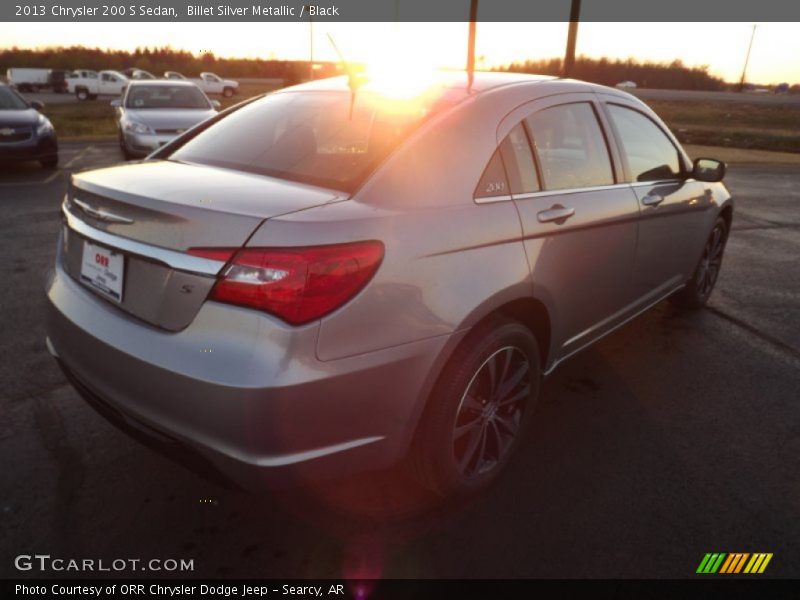Billet Silver Metallic / Black 2013 Chrysler 200 S Sedan