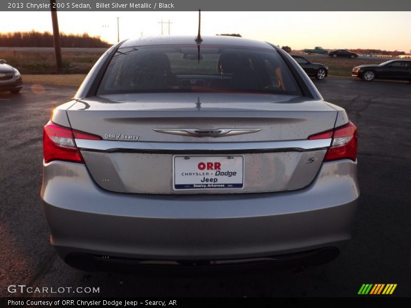 Billet Silver Metallic / Black 2013 Chrysler 200 S Sedan