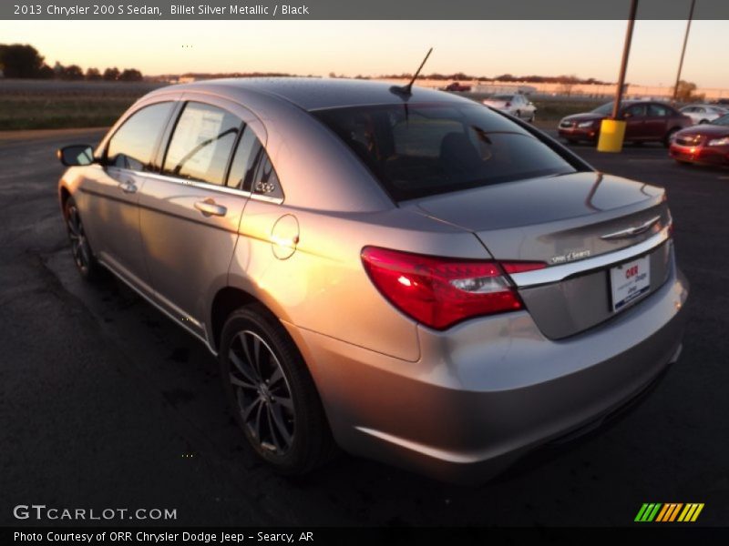 Billet Silver Metallic / Black 2013 Chrysler 200 S Sedan