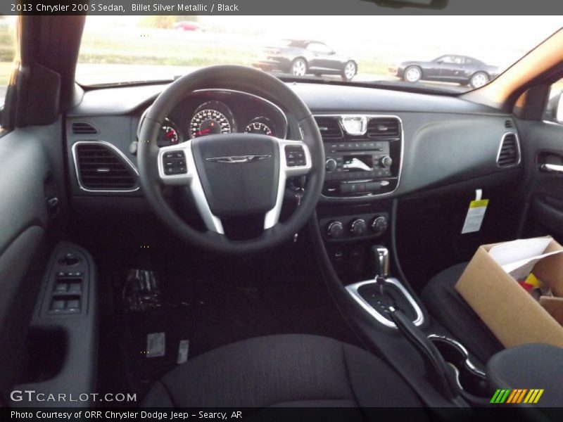 Billet Silver Metallic / Black 2013 Chrysler 200 S Sedan