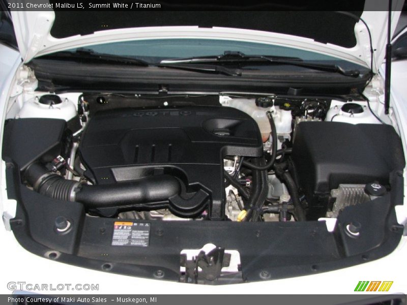 Summit White / Titanium 2011 Chevrolet Malibu LS