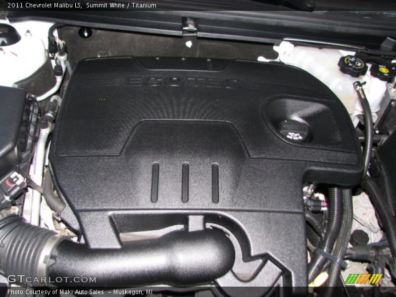 Summit White / Titanium 2011 Chevrolet Malibu LS