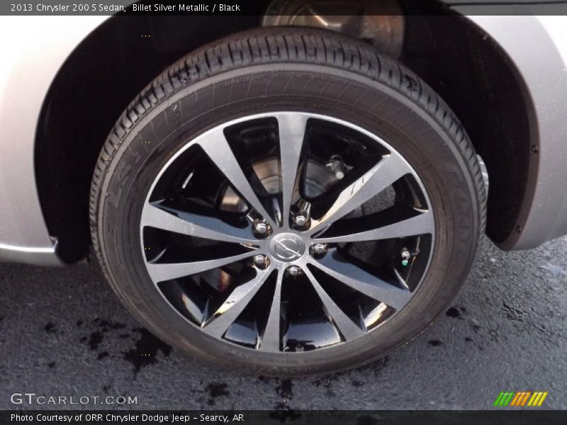 Billet Silver Metallic / Black 2013 Chrysler 200 S Sedan