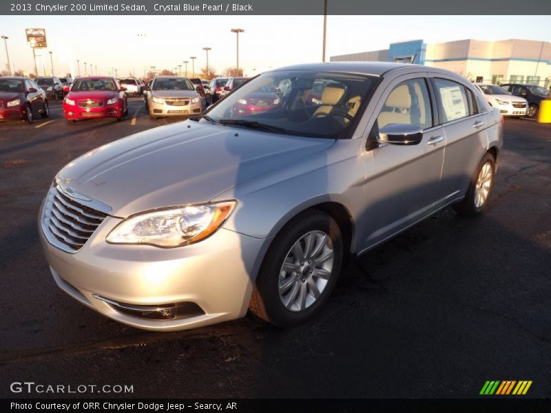 Crystal Blue Pearl / Black 2013 Chrysler 200 Limited Sedan
