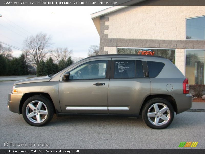 Light Khaki Metallic / Pastel Pebble Beige 2007 Jeep Compass Limited 4x4