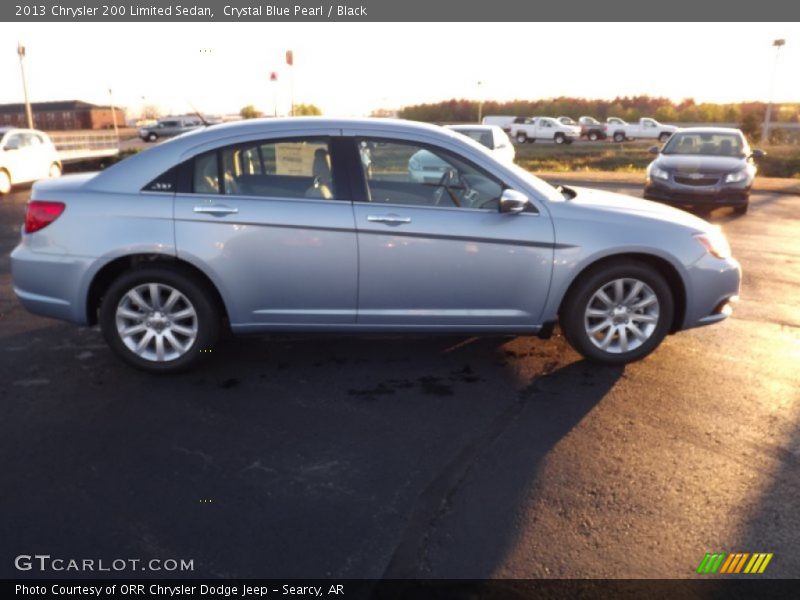 Crystal Blue Pearl / Black 2013 Chrysler 200 Limited Sedan