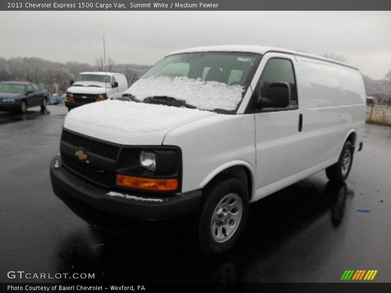 Summit White / Medium Pewter 2013 Chevrolet Express 1500 Cargo Van