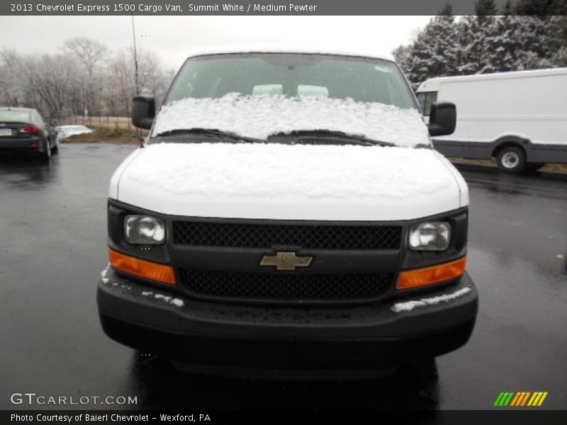Summit White / Medium Pewter 2013 Chevrolet Express 1500 Cargo Van