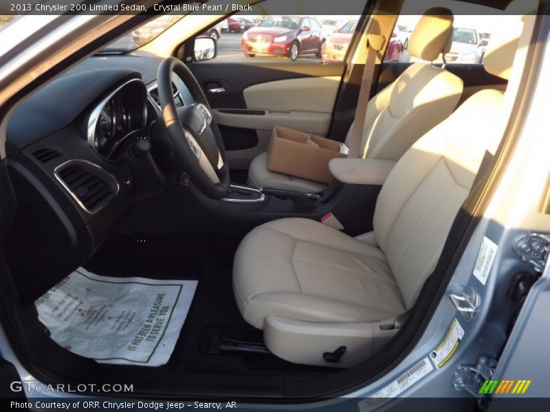 Crystal Blue Pearl / Black 2013 Chrysler 200 Limited Sedan