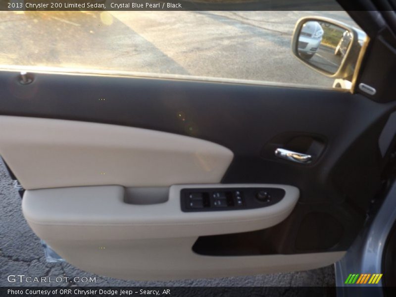 Crystal Blue Pearl / Black 2013 Chrysler 200 Limited Sedan
