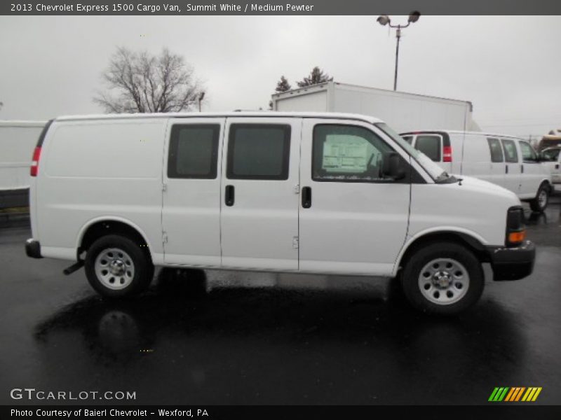 Summit White / Medium Pewter 2013 Chevrolet Express 1500 Cargo Van