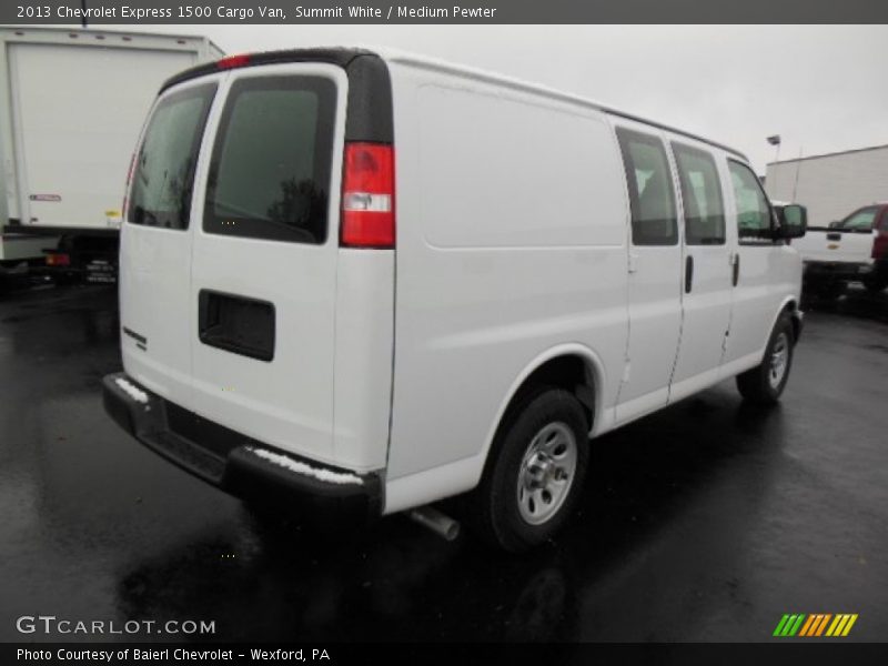 Summit White / Medium Pewter 2013 Chevrolet Express 1500 Cargo Van