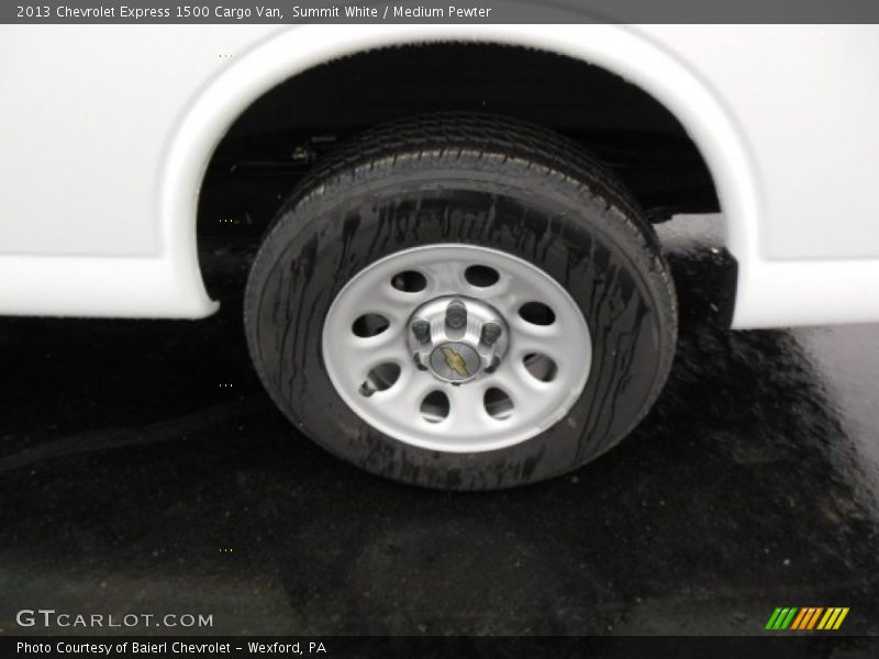 Summit White / Medium Pewter 2013 Chevrolet Express 1500 Cargo Van