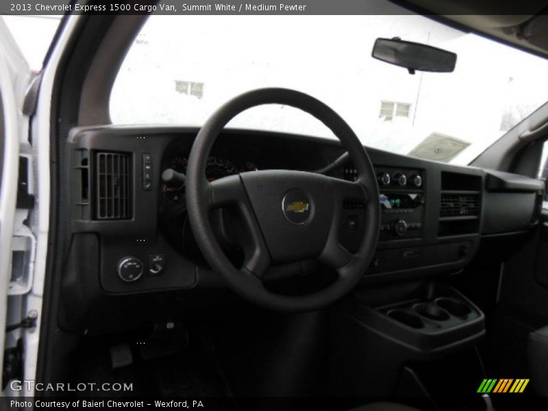 Summit White / Medium Pewter 2013 Chevrolet Express 1500 Cargo Van