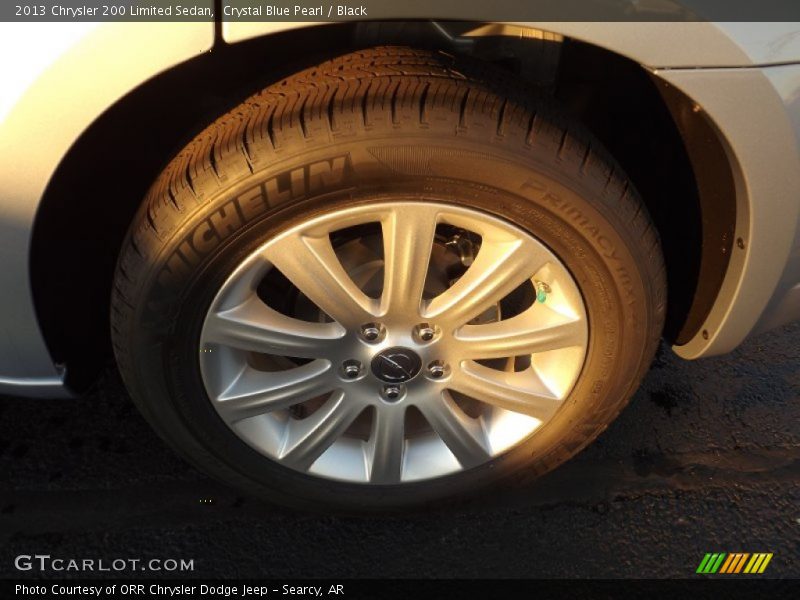 Crystal Blue Pearl / Black 2013 Chrysler 200 Limited Sedan