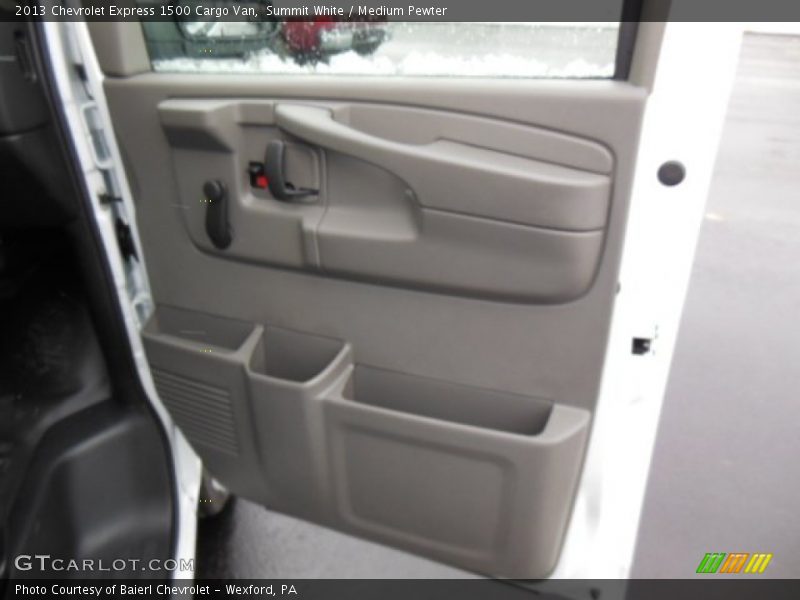 Summit White / Medium Pewter 2013 Chevrolet Express 1500 Cargo Van