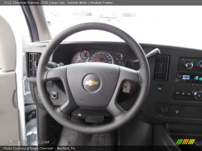 Summit White / Medium Pewter 2013 Chevrolet Express 1500 Cargo Van