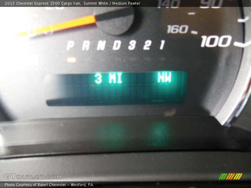 Summit White / Medium Pewter 2013 Chevrolet Express 1500 Cargo Van