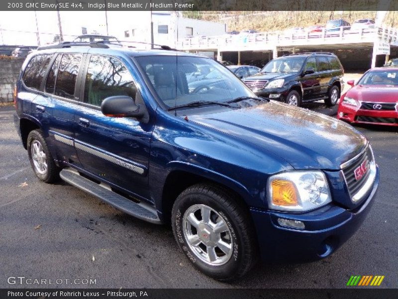 Indigo Blue Metallic / Medium Pewter 2003 GMC Envoy SLE 4x4