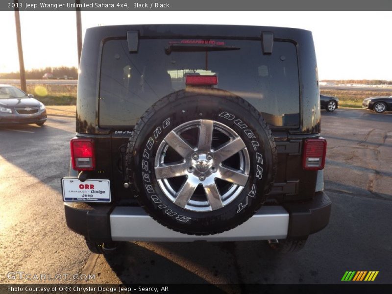 Black / Black 2013 Jeep Wrangler Unlimited Sahara 4x4