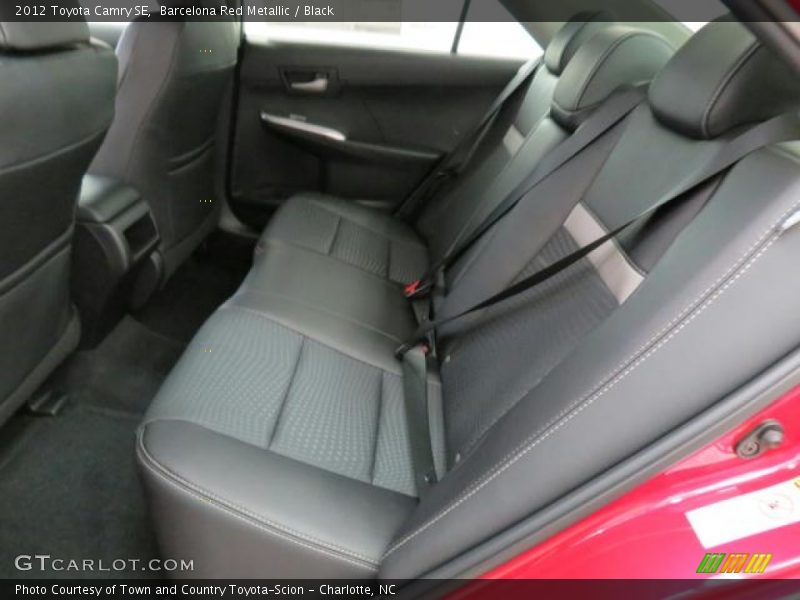 Barcelona Red Metallic / Black 2012 Toyota Camry SE