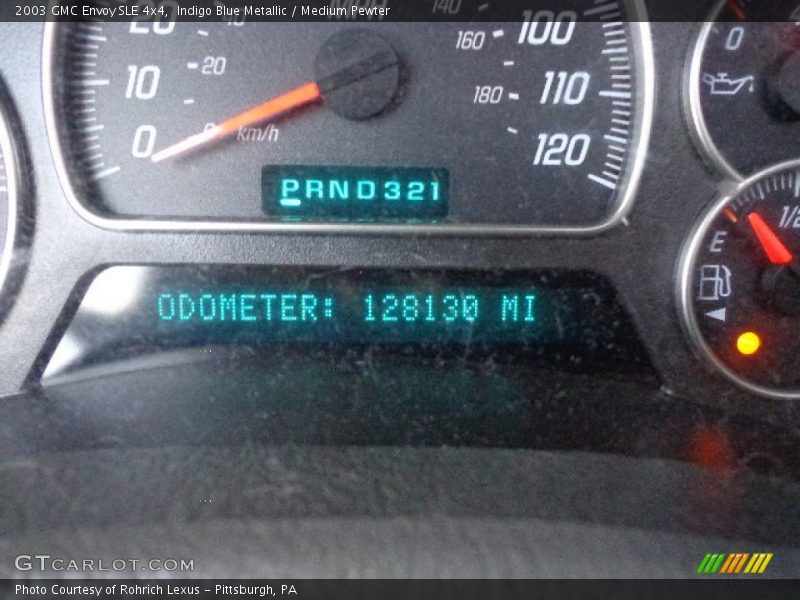 Indigo Blue Metallic / Medium Pewter 2003 GMC Envoy SLE 4x4