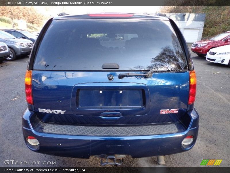 Indigo Blue Metallic / Medium Pewter 2003 GMC Envoy SLE 4x4