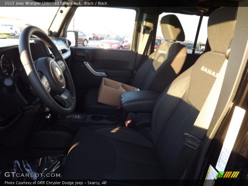 Black / Black 2013 Jeep Wrangler Unlimited Sahara 4x4