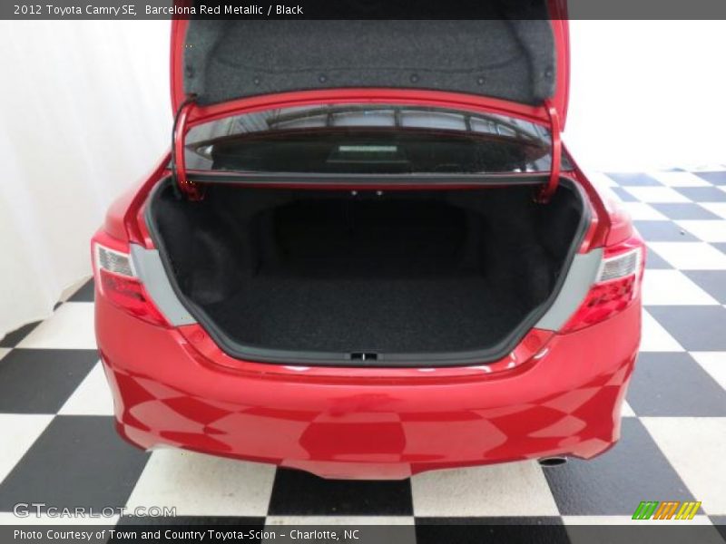 Barcelona Red Metallic / Black 2012 Toyota Camry SE