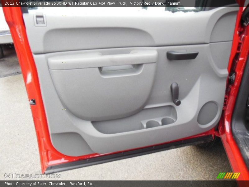 Door Panel of 2013 Silverado 3500HD WT Regular Cab 4x4 Plow Truck