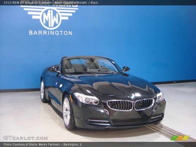 Black Sapphire Metallic / Black 2010 BMW Z4 sDrive30i Roadster