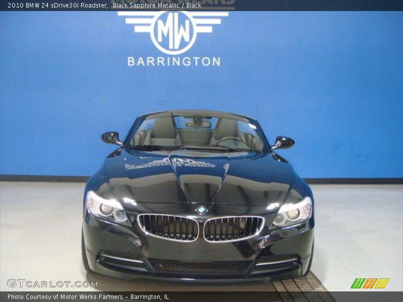 Black Sapphire Metallic / Black 2010 BMW Z4 sDrive30i Roadster