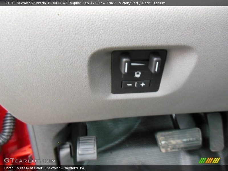 Victory Red / Dark Titanium 2013 Chevrolet Silverado 3500HD WT Regular Cab 4x4 Plow Truck