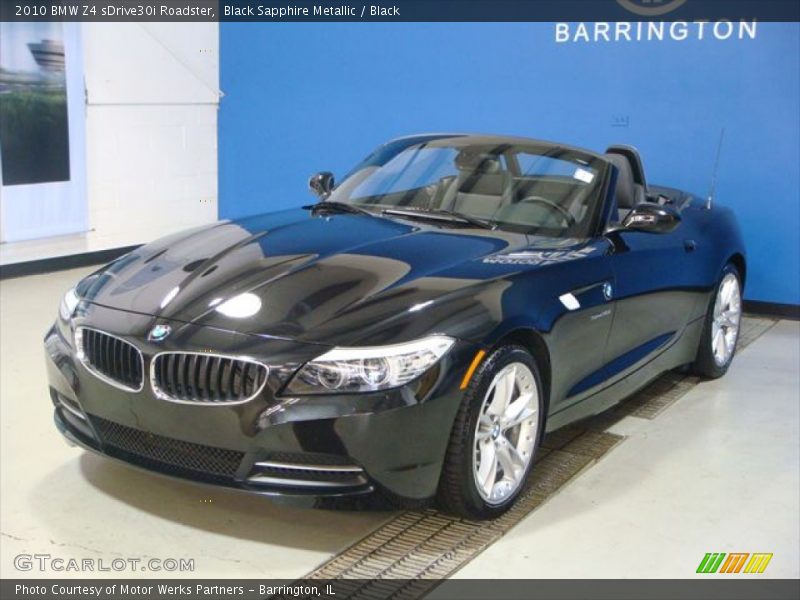 Black Sapphire Metallic / Black 2010 BMW Z4 sDrive30i Roadster